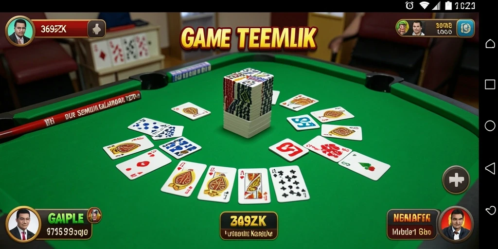 Screenshot utama 369ZK menampilkan gameplay Gaple yang seru dan menegangkan.