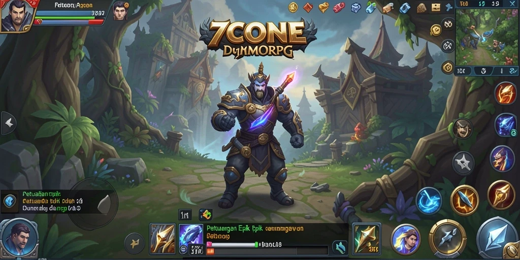 Screenshot tampilan gameplay 7CONE yang menarik dan menantang.