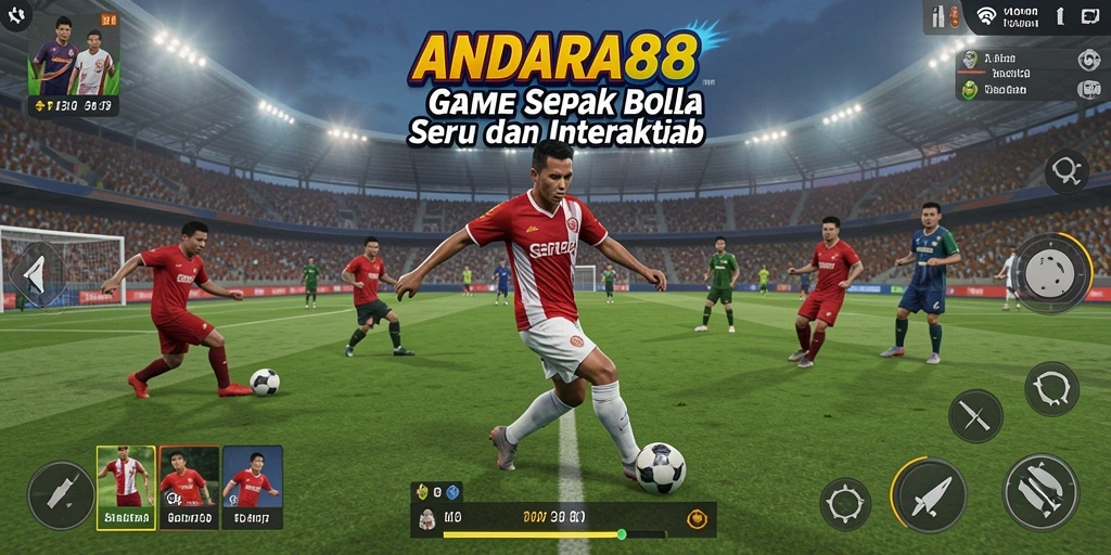 Tampilan gameplay seru dan mendebarkan dari ANDARA88.