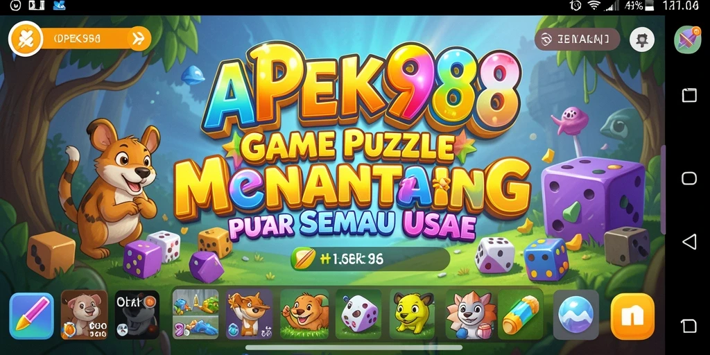 Screenshot APEK88 menunjukkan gameplay Puzzle yang menarik dan interaktif.