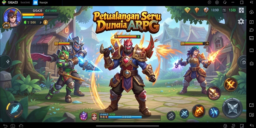 Gameplay intens dengan grafis menawan di GIGA33.
