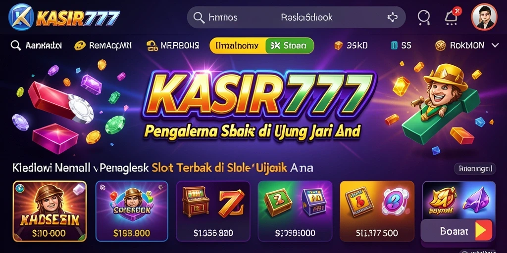 Tampilan gameplay menawan dari KASIR777 dengan grafik yang hidup.