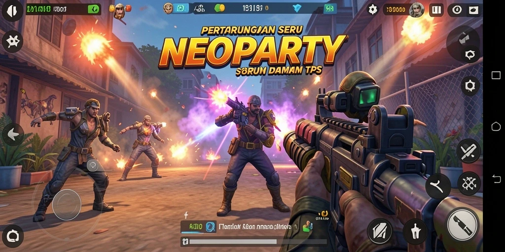 Gameplay seru dan mendebarkan di NEOPARTY.