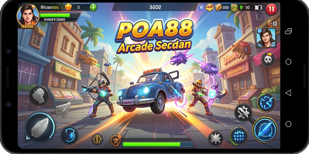Tampilan gameplay POA88 yang seru dan penuh tantangan.